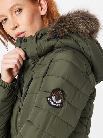 Superdry Zimný kabát 'Fuji' - Zelená