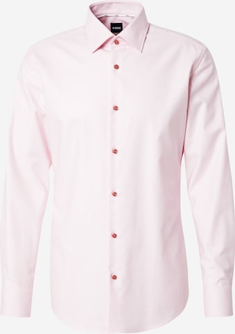 Chemise 'HANK' BOSS en rose : devant