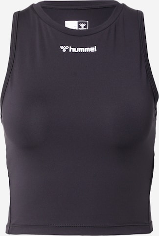 Hummel Спортен топ 'ACTIVE' в черно: отпред