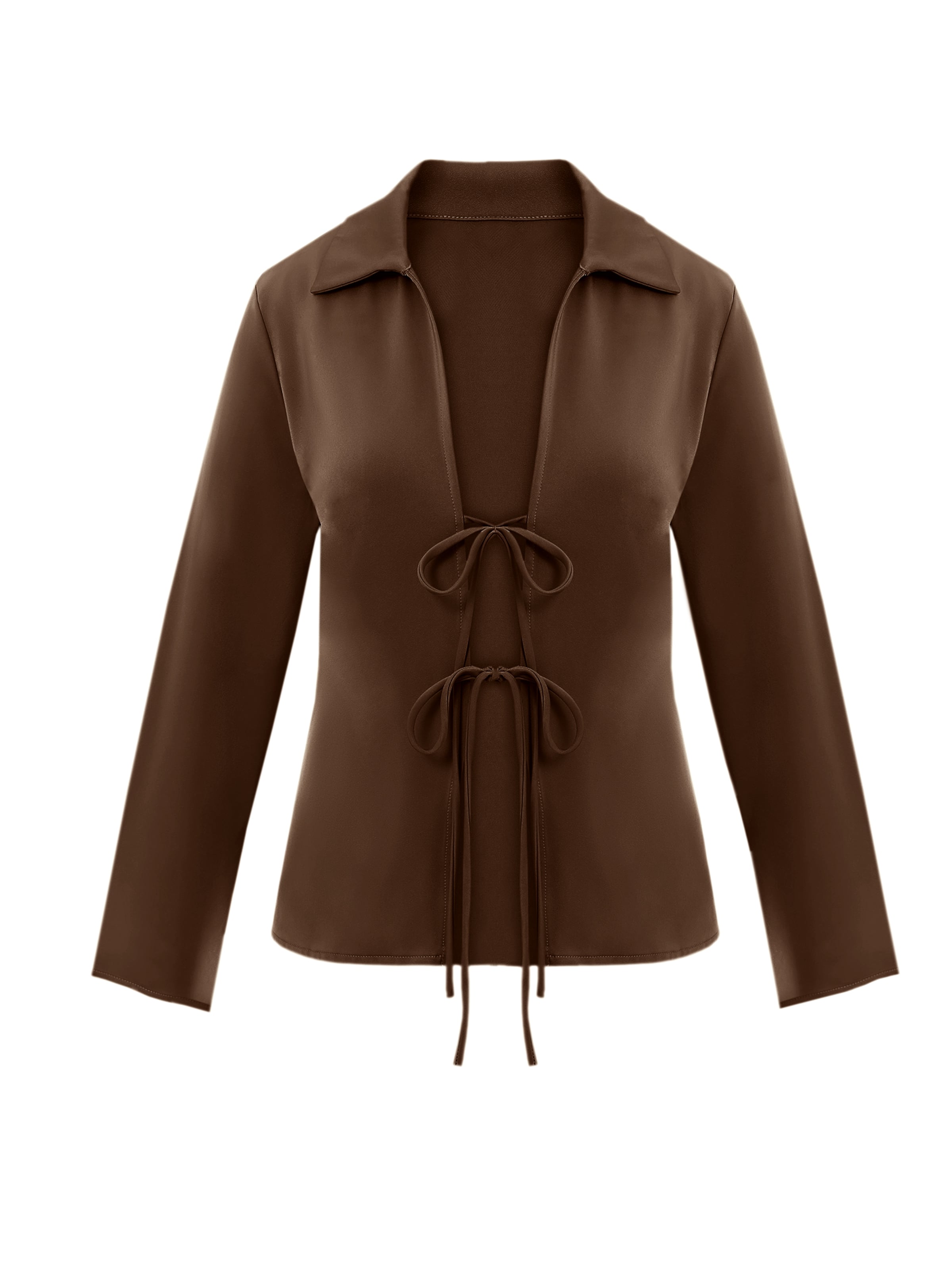 Imily Bela Blúz - barna: elől