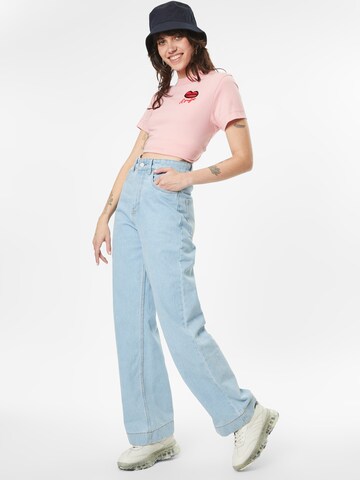 Denim Project Wide leg Jeans 'FREJA' in Blue