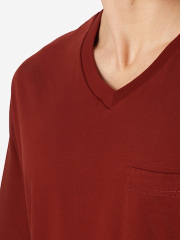SCHIESSER Pyjama kurz 'Comfort Essentials'‌‌‌ in Rot