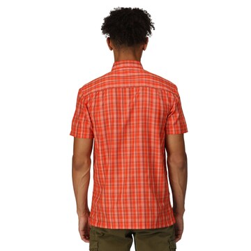 REGATTA Regular fit Athletic Button Up Shirt 'Kalambo VII' in Orange
