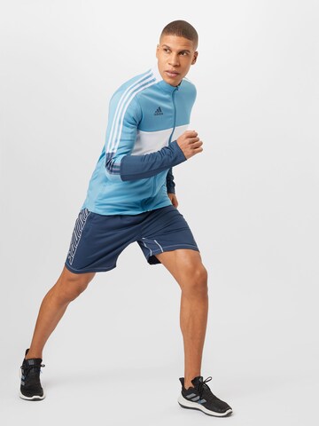 mėlyna ADIDAS SPORTSWEAR Standartinis Sportinės kelnės 'Tiro'