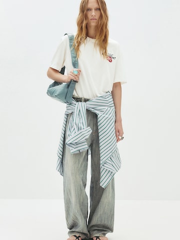 Pull&Bear Tričko - Biela
