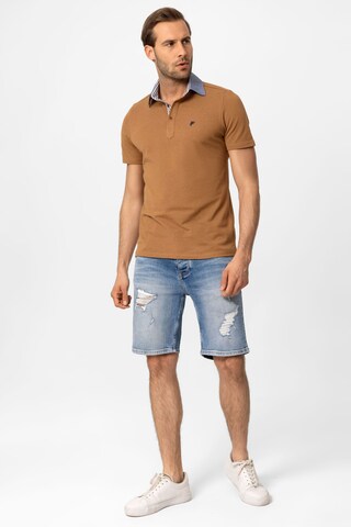 DENIM CULTURE Shirt 'Arben' in Brown