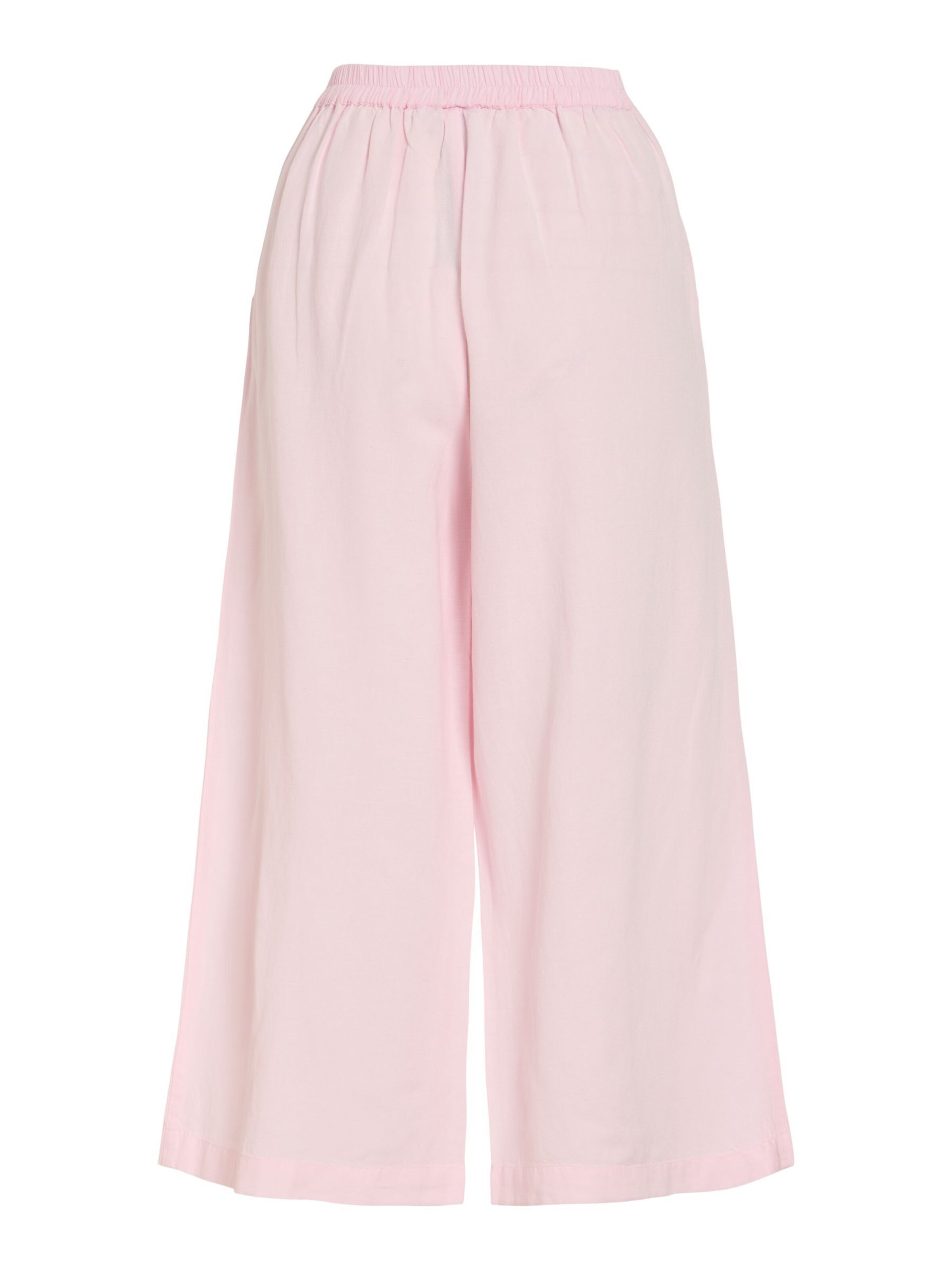 VILA Wide Leg Bukser 'VIPRISILLA' i pink
