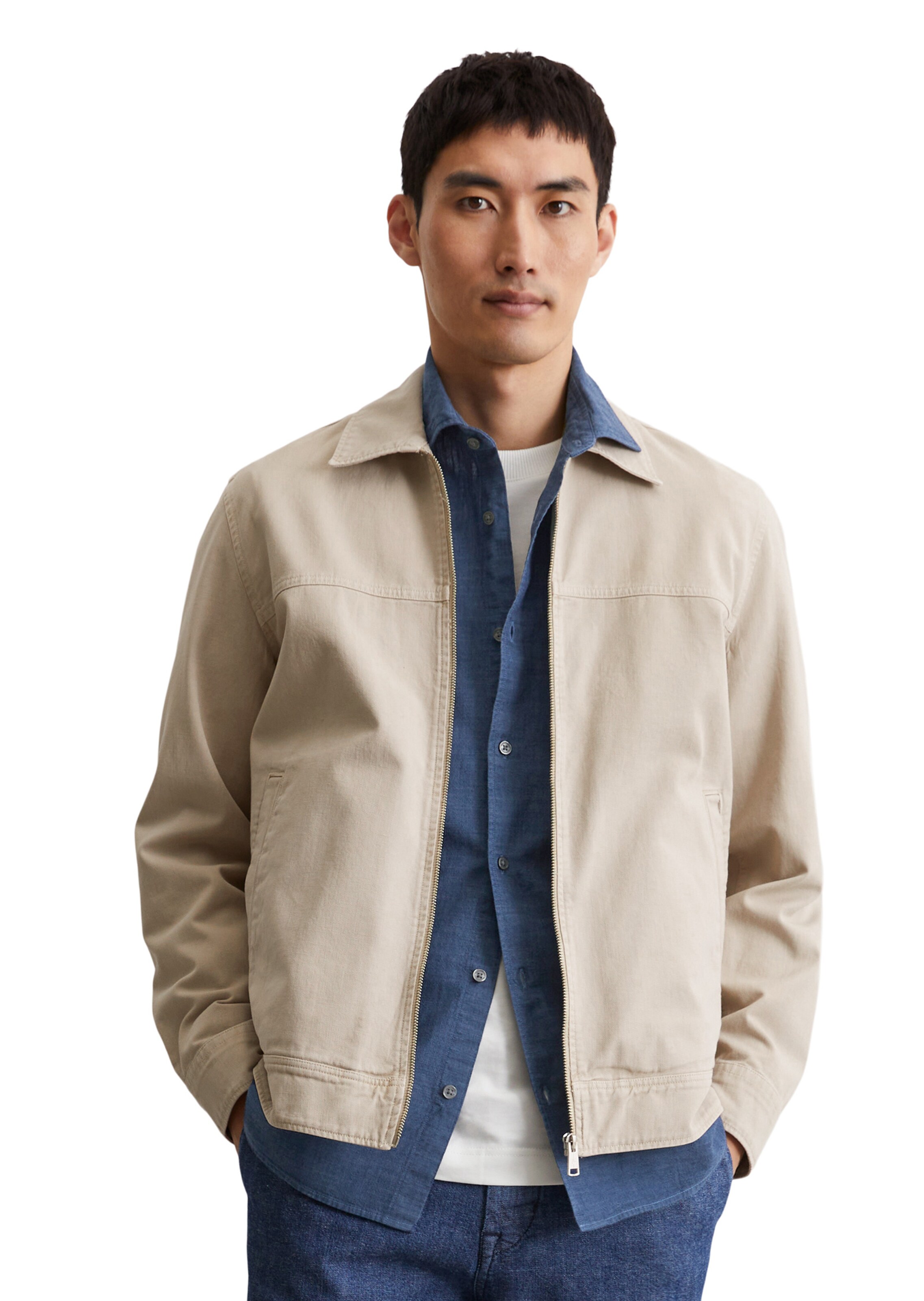 Marc O'Polo Between-season jacket in Grey: front