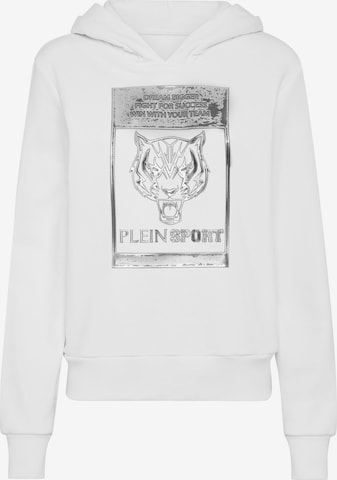 Plein Sport - Sudadera 'Tiger' en blanco: frente