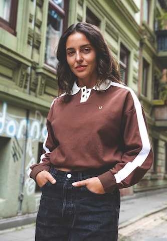 Johnny Urban - Sudadera 'Kira' en marrón: frente