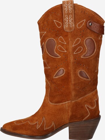 Bottes de cowboy 'APRIL CITY' Pepe Jeans en marron