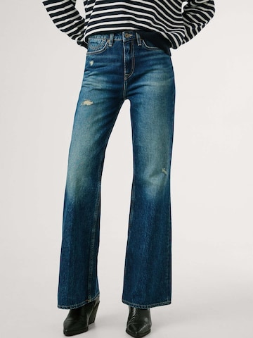 évasé Jean 'Willa' Pepe Jeans en bleu : devant