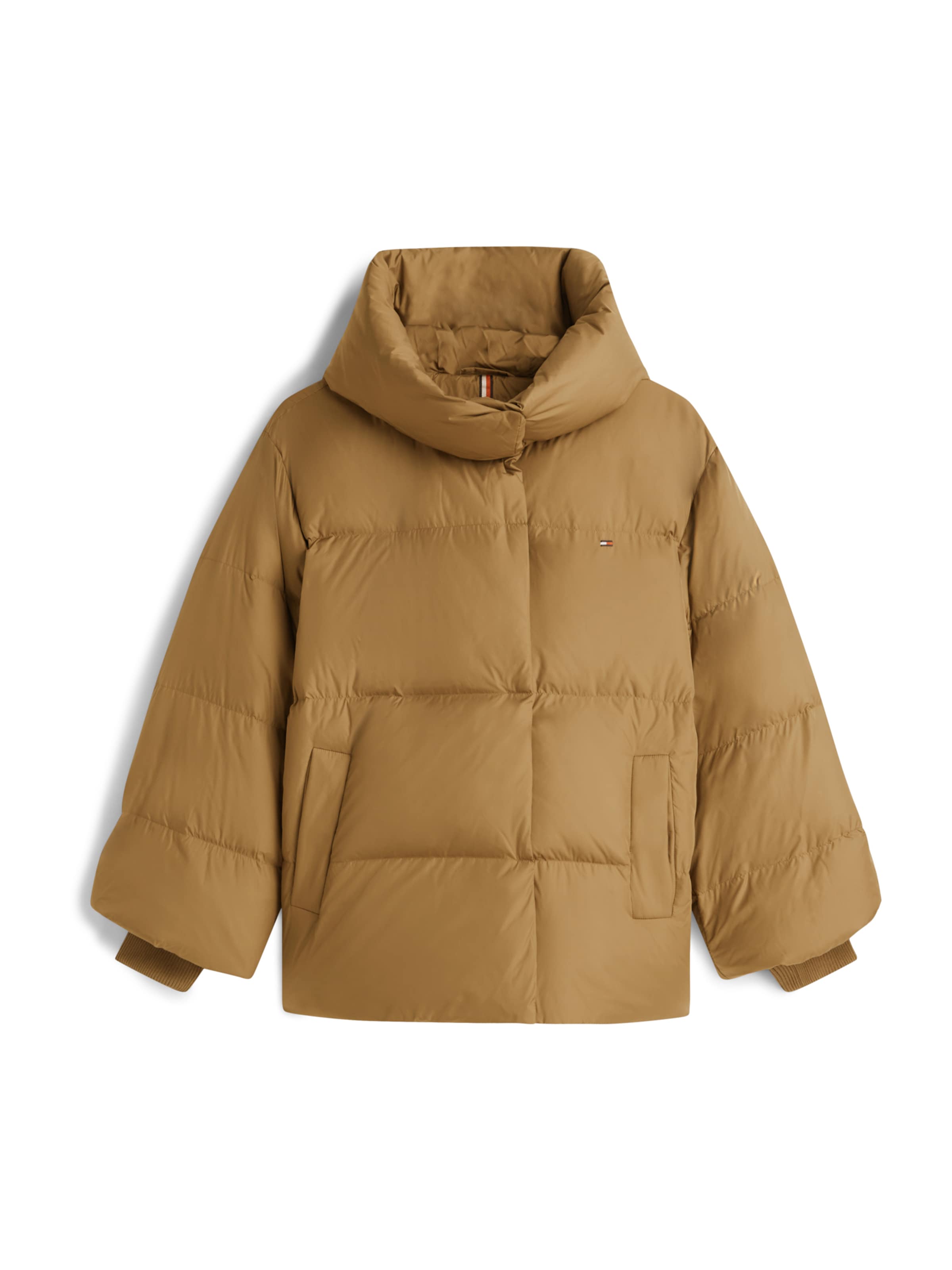 TOMMY HILFIGER Зимно яке в зелено: отпред