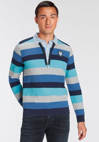 Man's World Sweatshirt in Blue: front