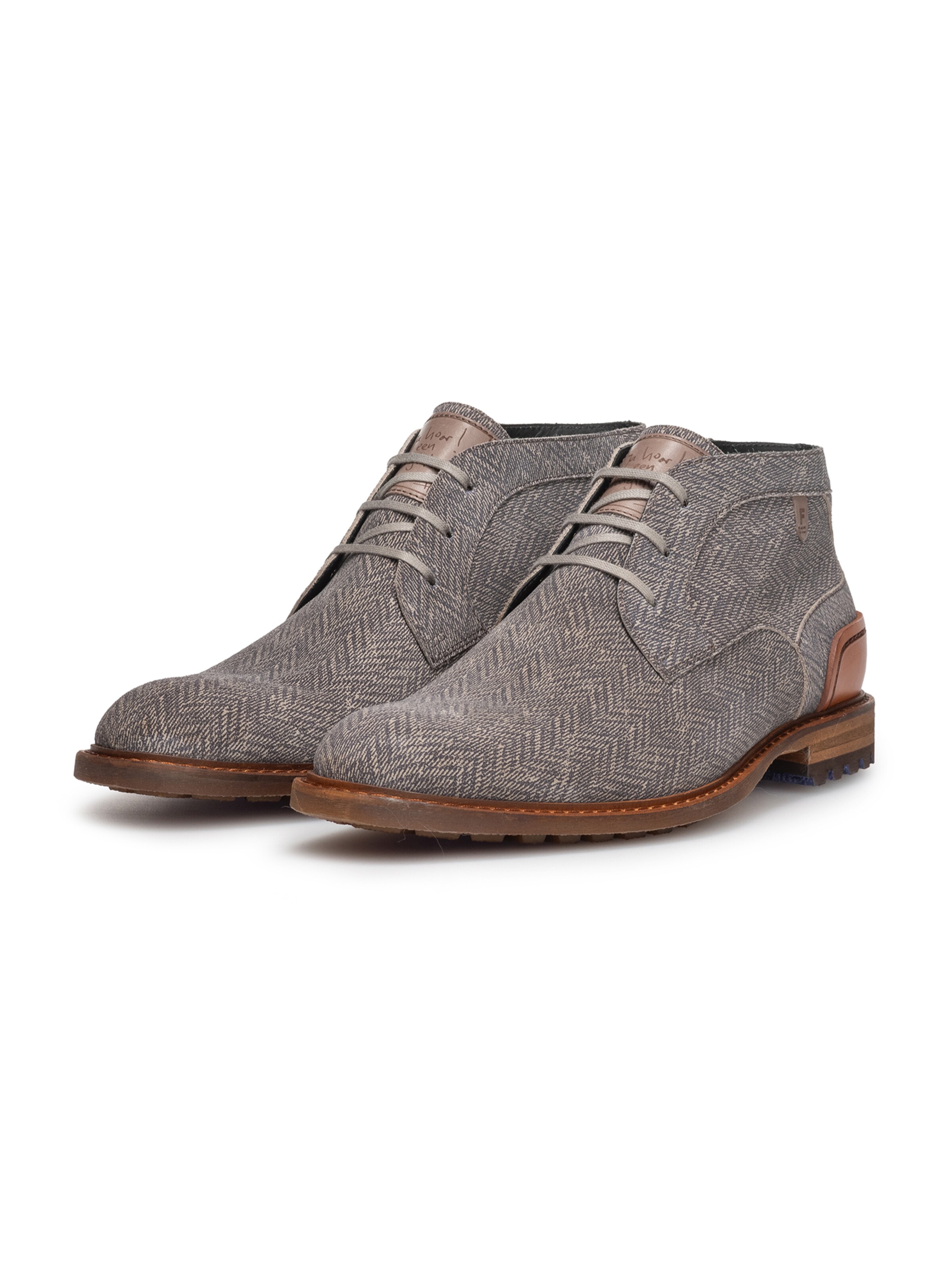Floris van Bommel Chukka Boots 'Crepi 13' in Grau