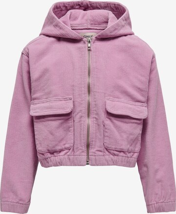 Veste mi-saison 'Kenzie' KIDS ONLY en violet : devant