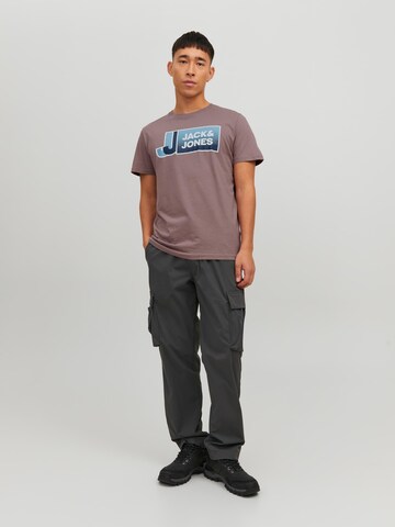 JACK & JONES T-Shirt in Lila