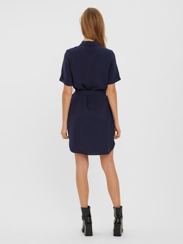 VERO MODA Shirt Dress 'VEDA' in Blue