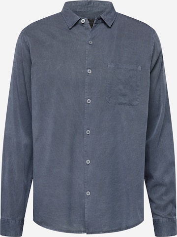 Cotton On جينز مضبوط قميص 'Stockholm' بلون أزرق: الأمام