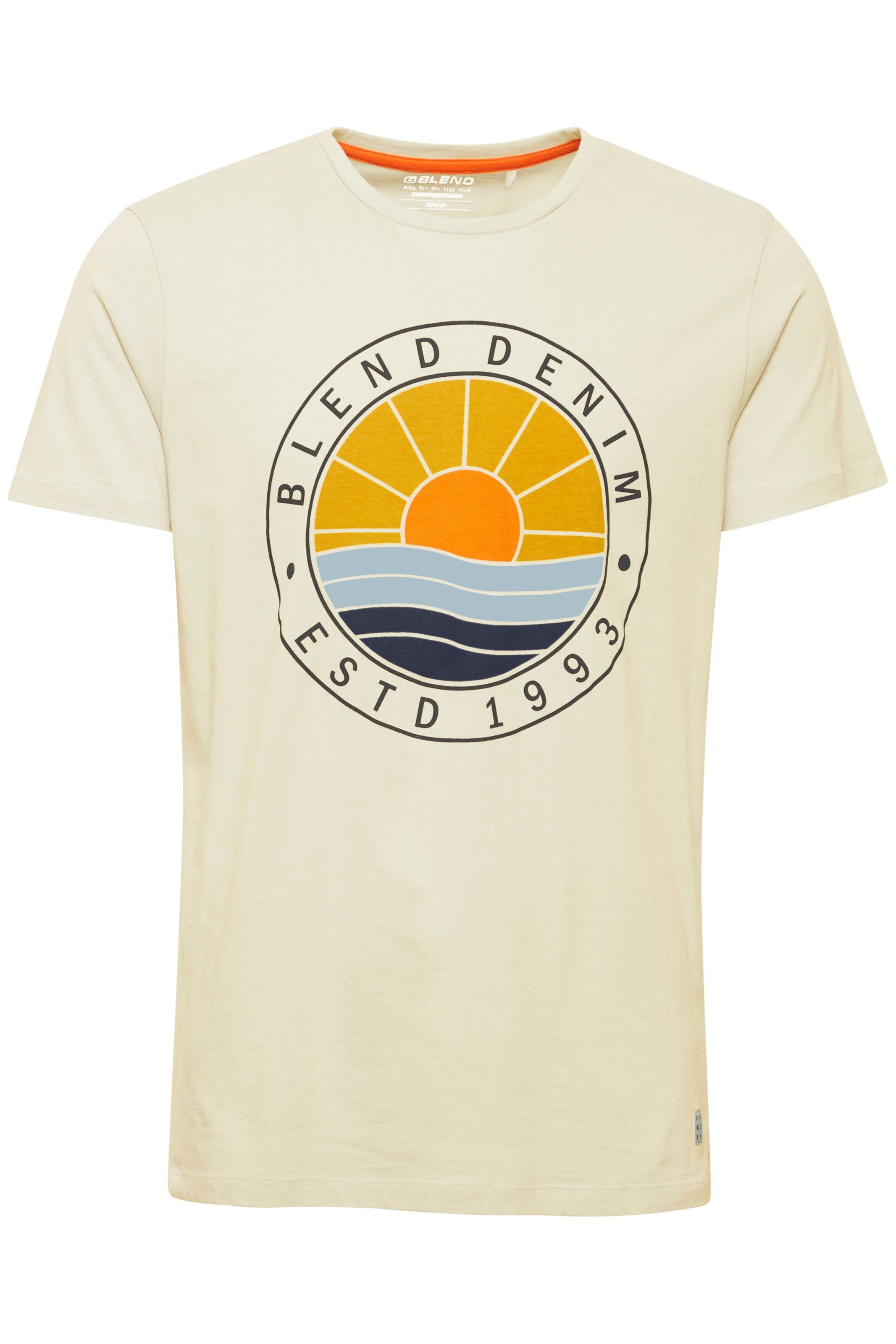 T-Shirt 'bammer' BLEND en beige : devant