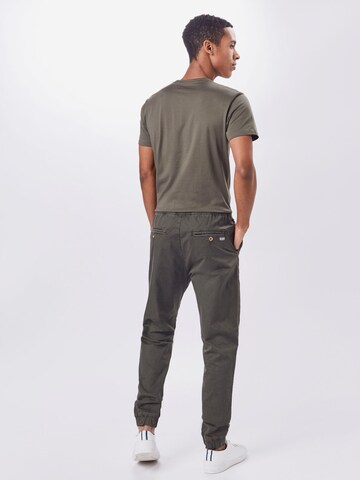 BLEND Tapered Trousers 'Nimbu' in Green