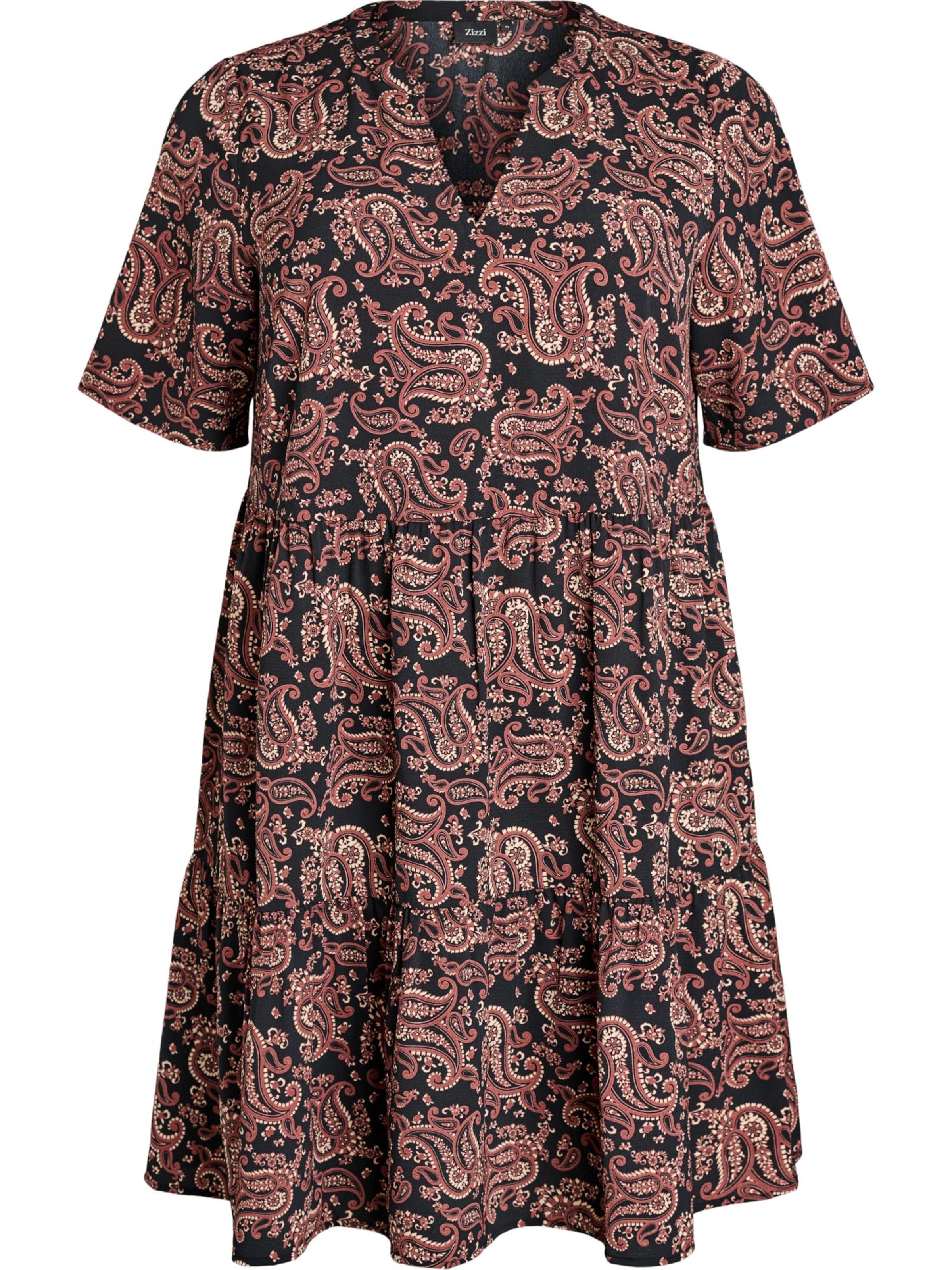 Zizzi Φόρεμα 'Vanni' σε μαύρο: μπροστά