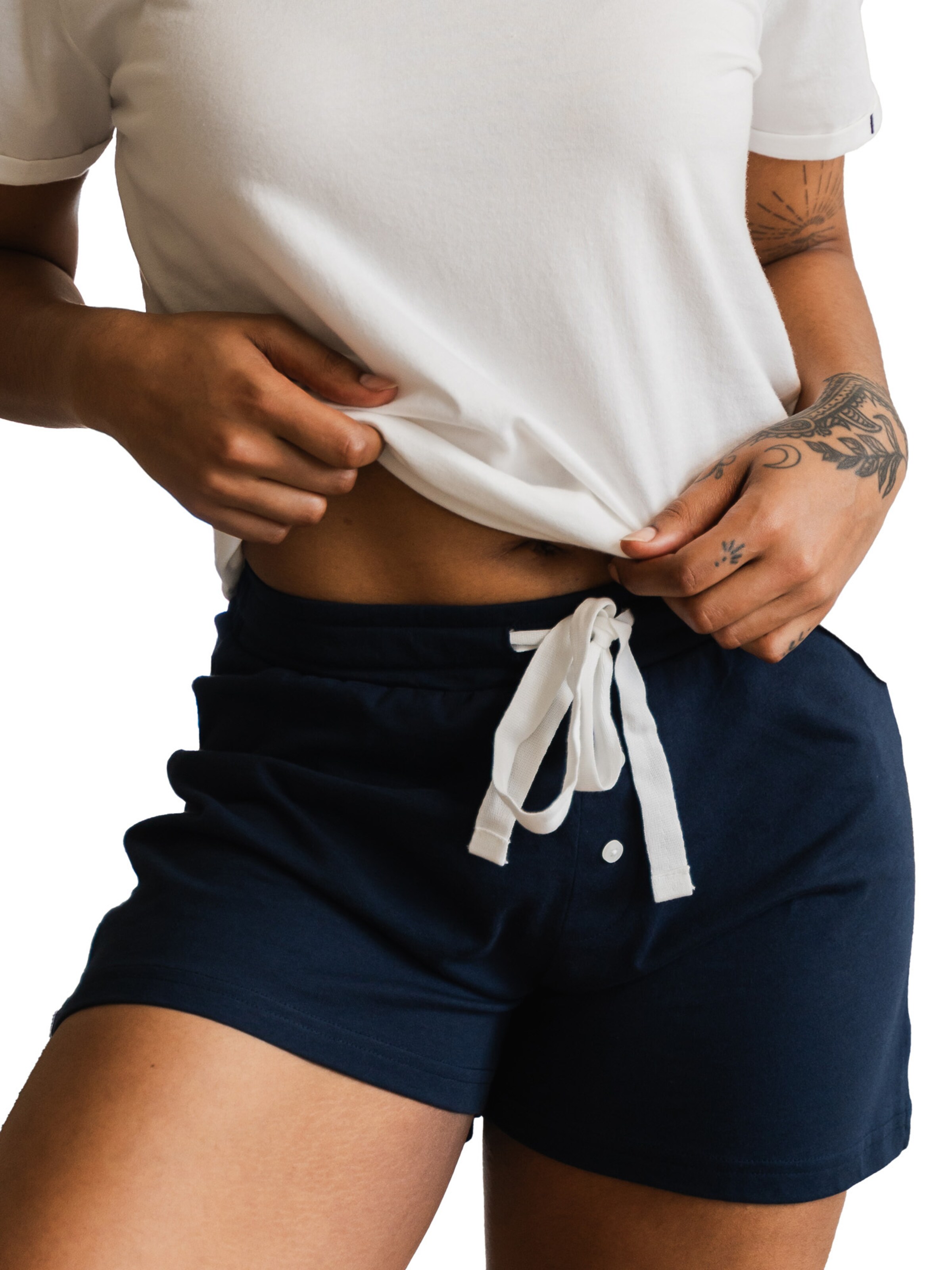 By Louise Pajama Shirt ' Mix & Match ' in White