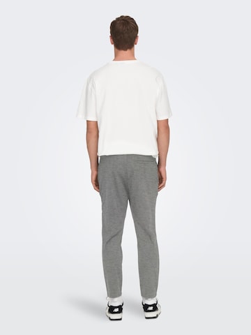 Only & Sons Regular Trousers 'Linus' in Grey