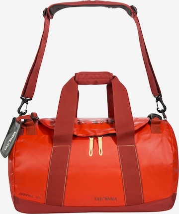 TATONKA Travel Bag 'Barrel' in Red: front