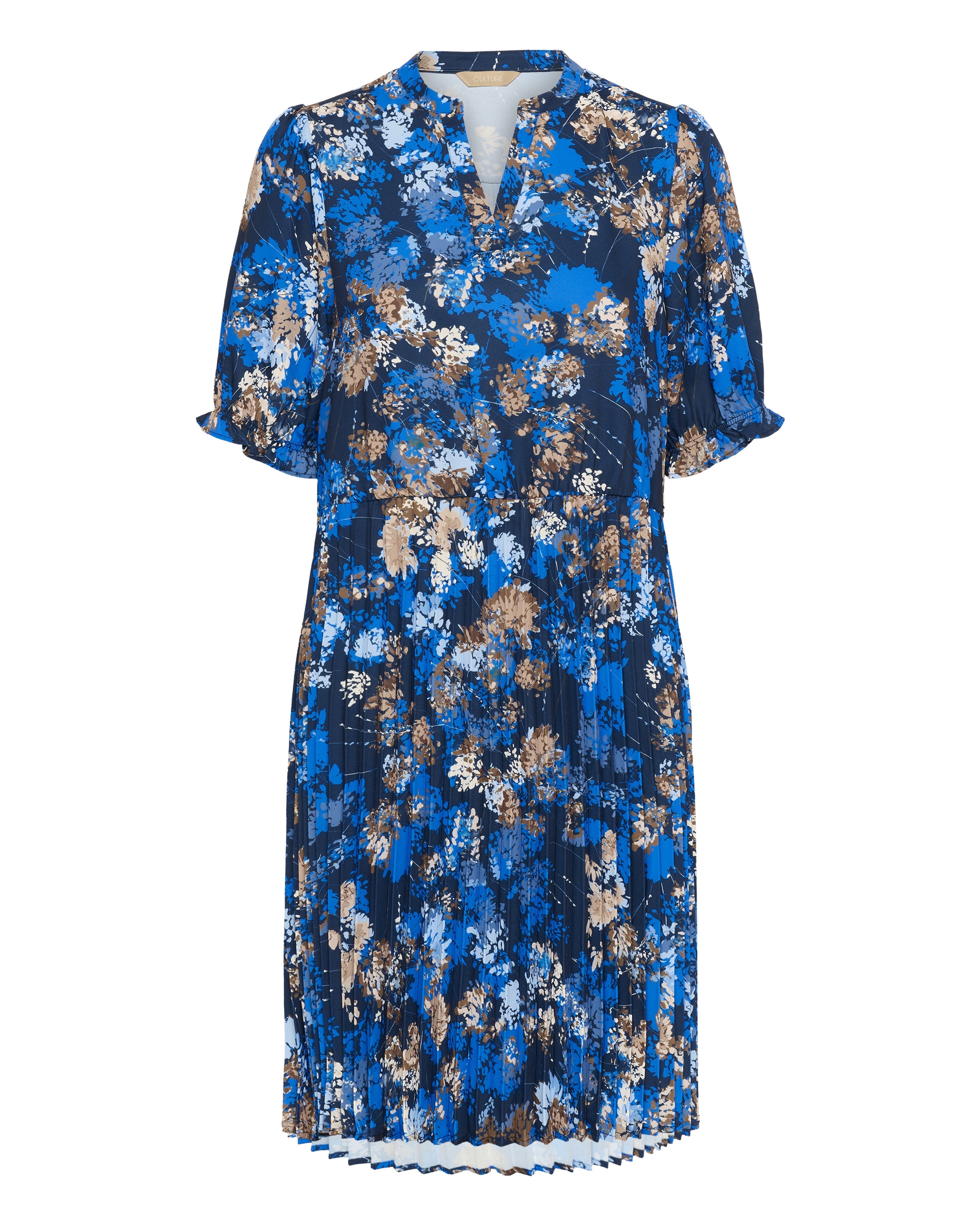 CULTURE Jurk 'Paddy Betty' in Blauw: voorkant