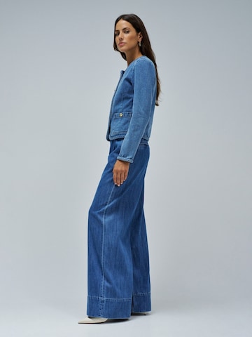 Salsa Jeans Tussenjas in Blauw