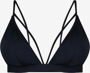 Smilodox Triangle Athletic Bikini Top 'Haylie' in Black: front
