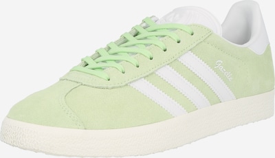 ADIDAS ORIGINALS Baskets basses 'Gazelle' en pomme / blanc, Vue avec produit