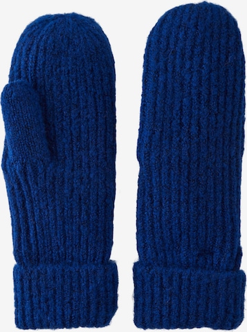 PIECES Ръкавици без пръсти 'PYRON' в синьо: отпред