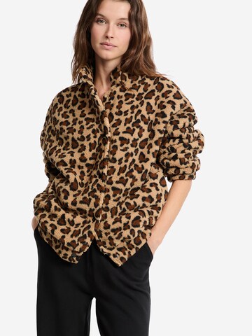 ETAM Fleece Jacket in Brown