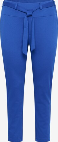 Pantalon 'Jenna' KAFFE CURVE en bleu : devant