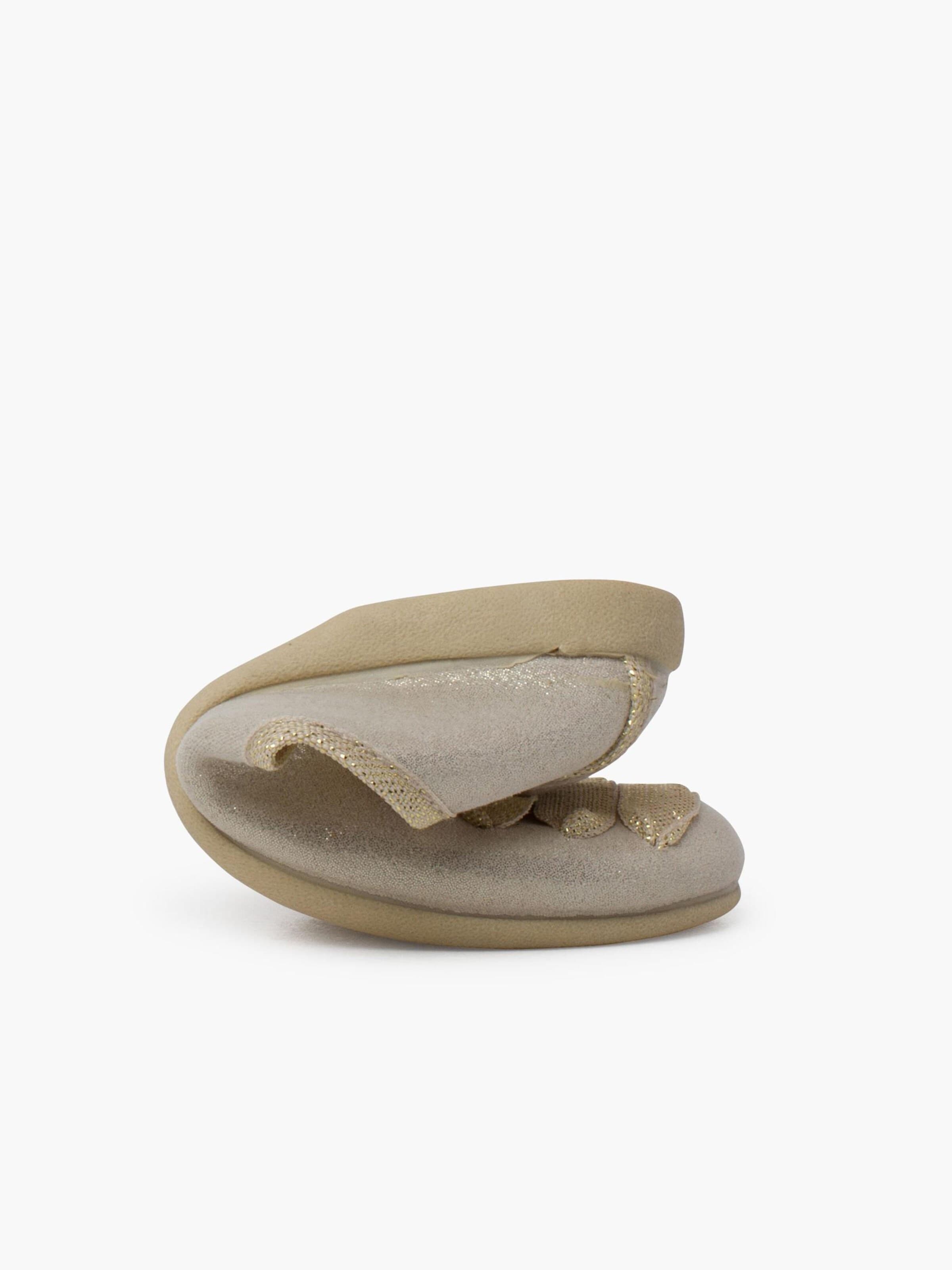 Pisamonas Ballet Flats in Gold
