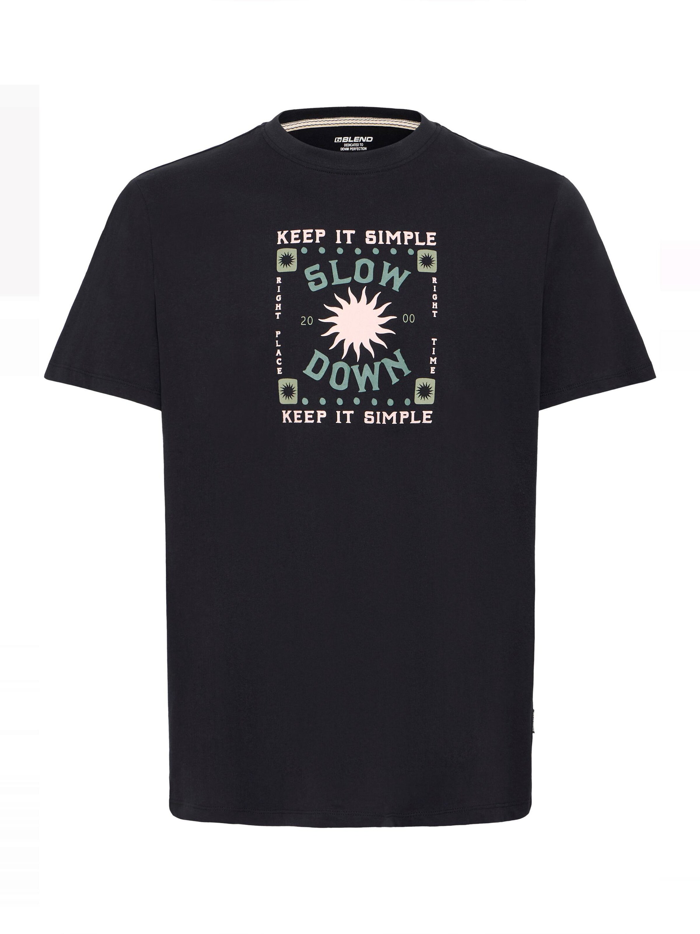 BLEND - Camisa 'BHJoey' em preto: frente