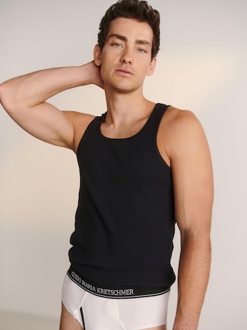 Guido Maria Kretschmer Men - Camiseta 'Dylan' en negro: frente