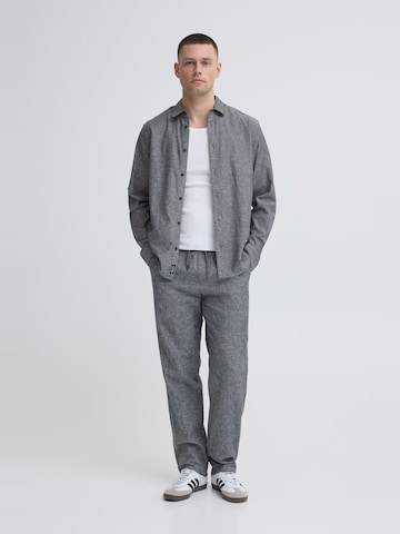 Regular fit Camicia ' BHAban Slub Linen Mix ' di BLEND in nero