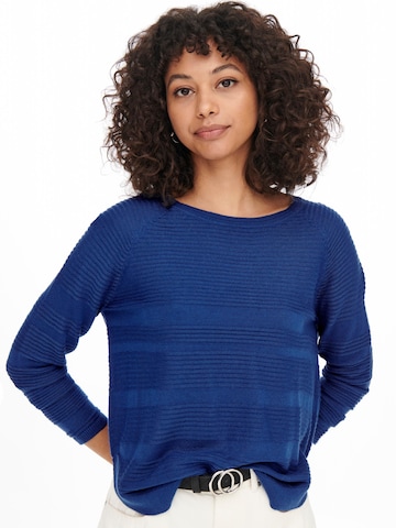 ONLY Pullover 'CAVIAR' in Blau: predná strana