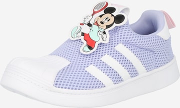 ADIDAS ORIGINALS Trampki 'Adidas Originals x Disney Mickey Superstar 360' w kolorze fioletowy: przód