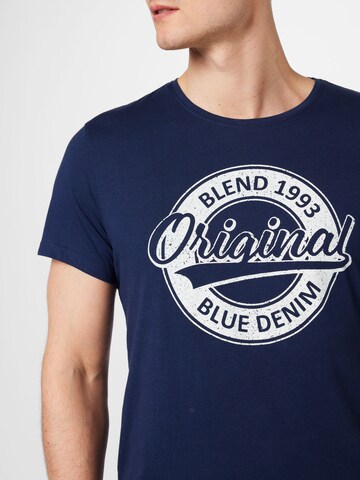 BLEND T-Shirt in Blau