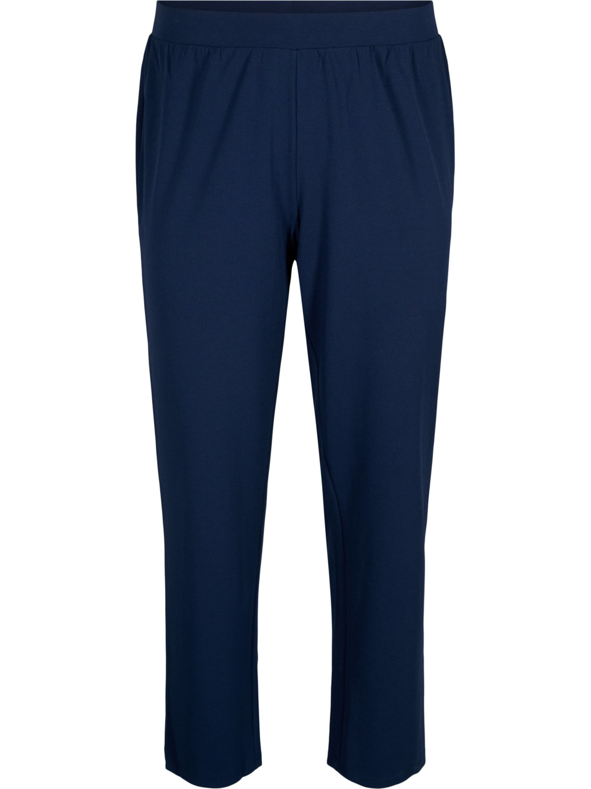 regular Pantaloni di Flash by Zizzi in blu: frontale