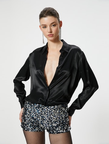 Koton Skinny Shorts in Silber