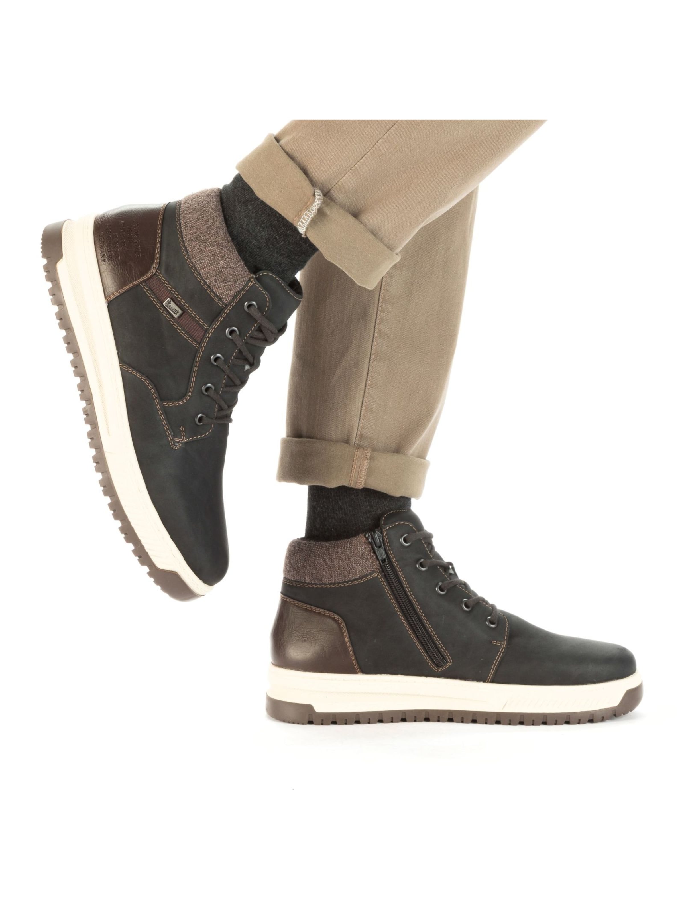 Rieker Nöörsaapad '38542', värv must