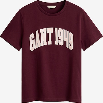 GANT - Camisa em vermelho: frente