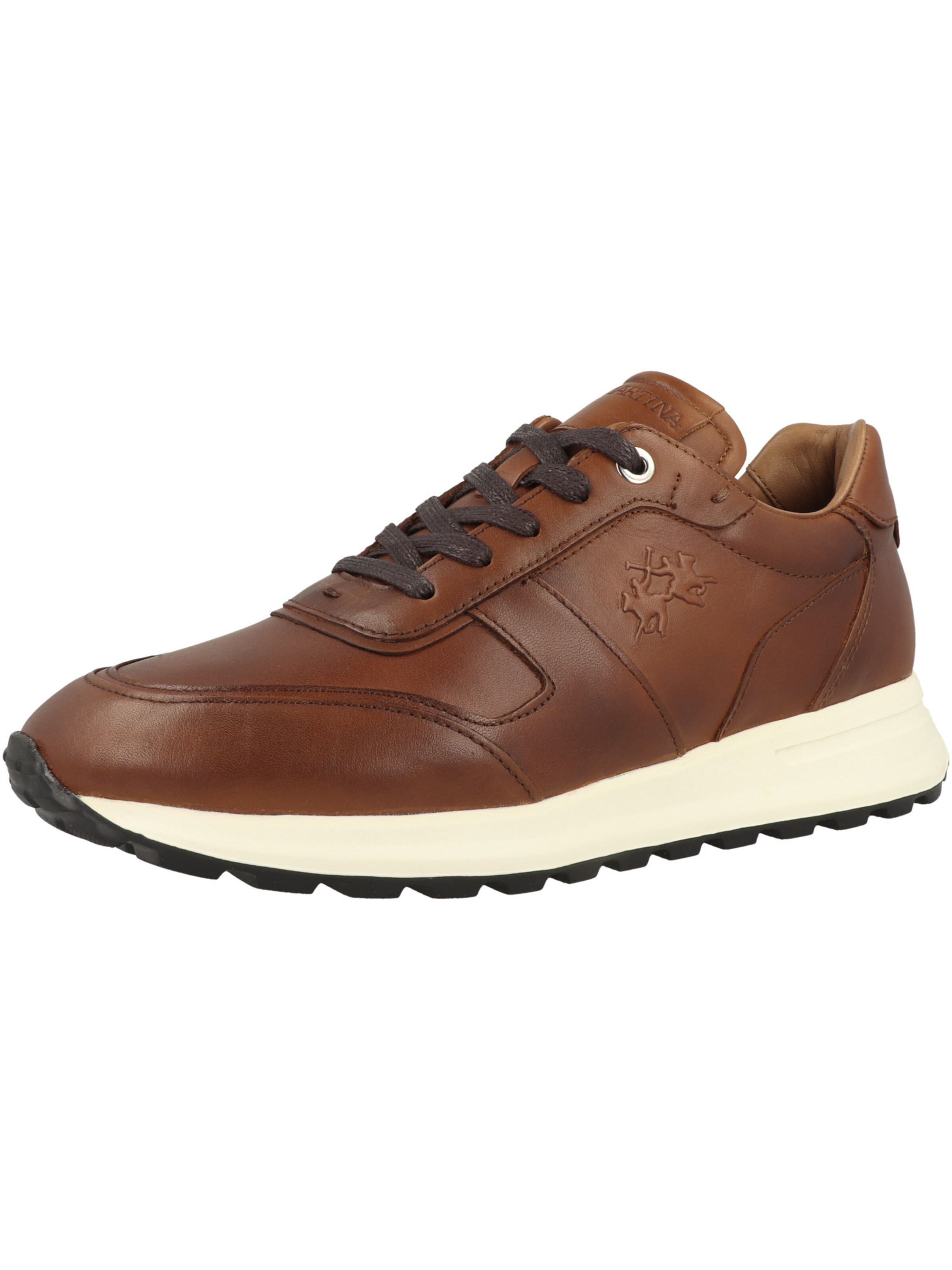 La Martina - Zapatillas deportivas bajas 'LFM262' en marrón: frente