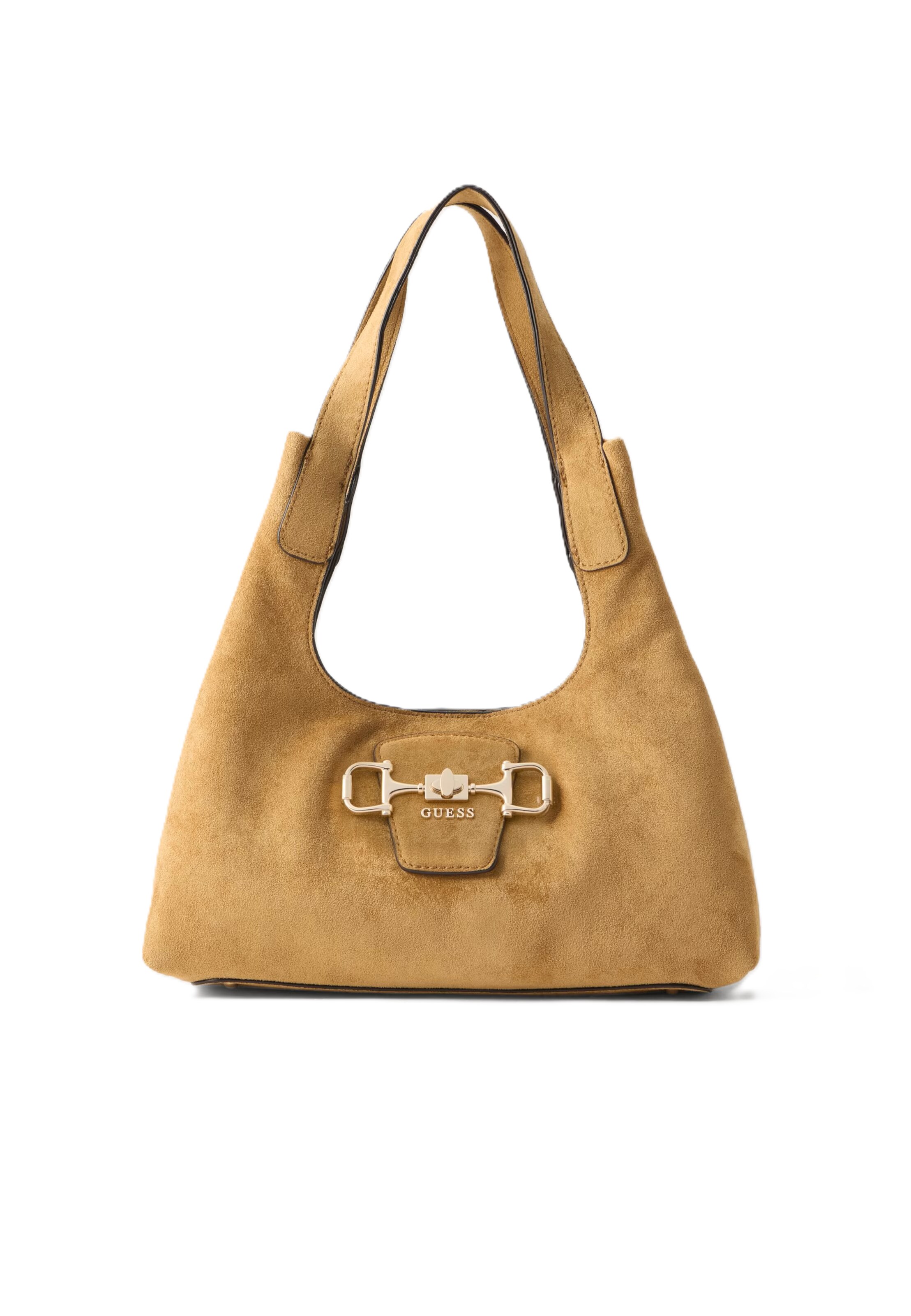 GUESS Schultertasche 'SUNSET' in Braun: Vorderseite