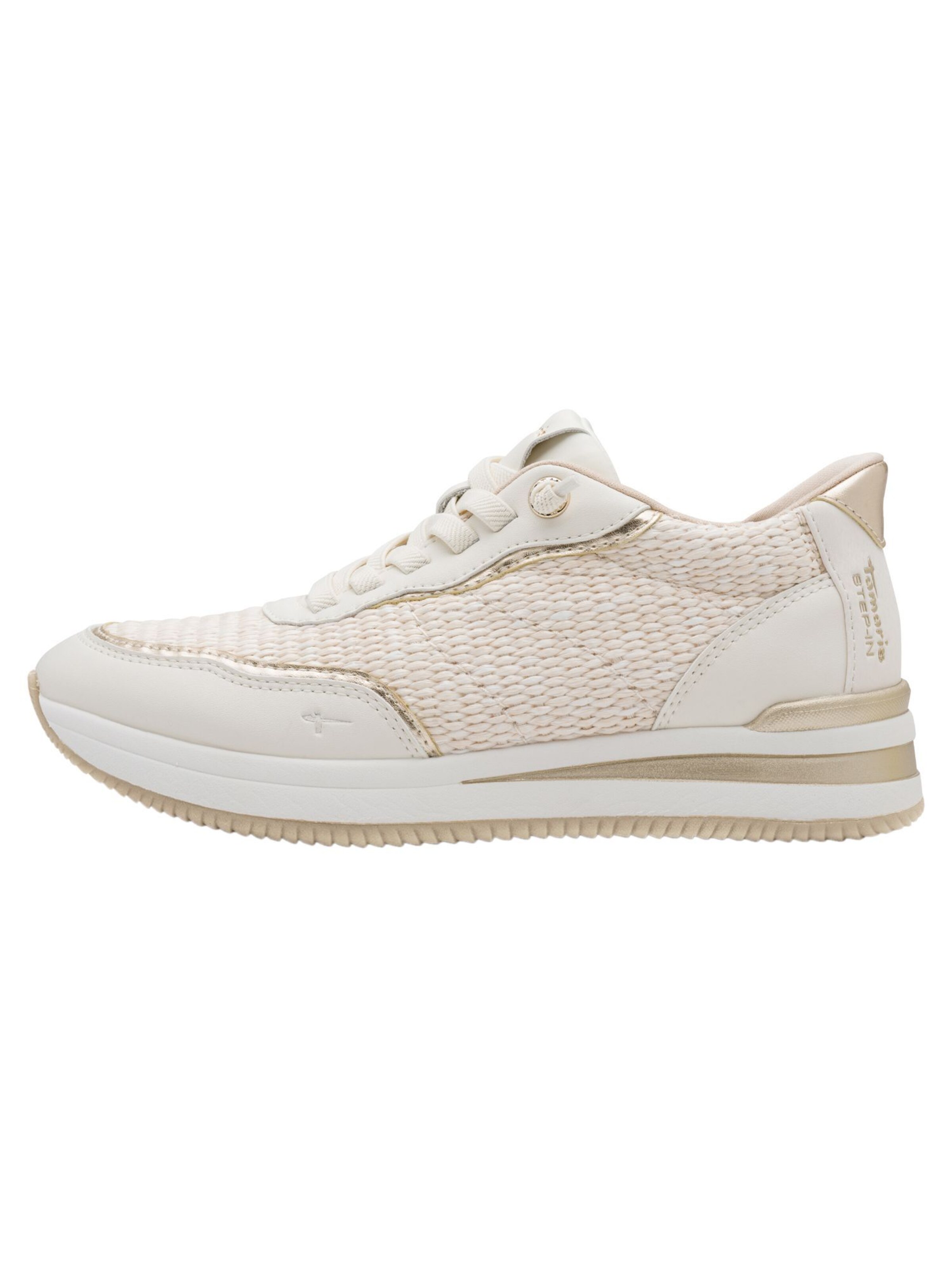 Tamaris Platform trainers in Beige